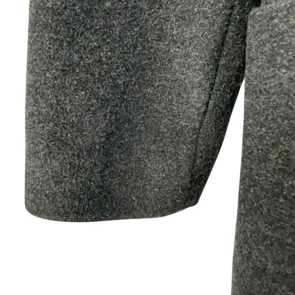 Vintage Lord & Taylor Wool Cashmere Blend Oversized Blazer Charcoal Gray Size 6 - Picture 8 of 16